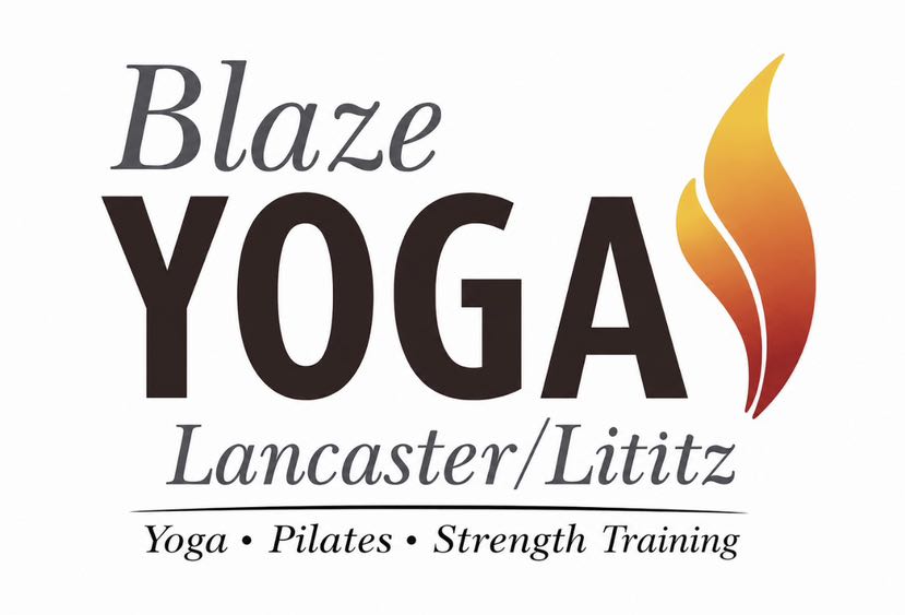 Blaze Yoga Lancaster logo